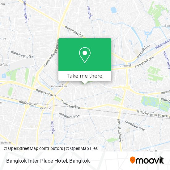 Bangkok Inter Place Hotel map