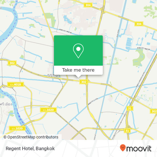 Regent Hotel map