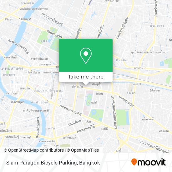 Siam Paragon Bicycle Parking map