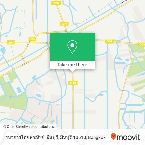 ธนาคารไทยพาณิชย์, มีนบุรี, มีนบุรี 10510 map