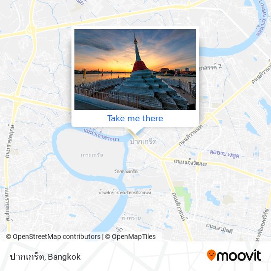 ปากเกร็ด map