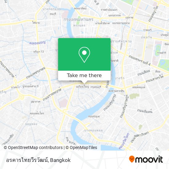 อรคารไทยวีรวัฒน์ map