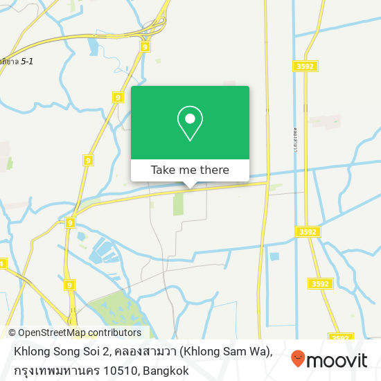 Khlong Song Soi 2, คลองสามวา (Khlong Sam Wa), กรุงเทพมหานคร 10510 map