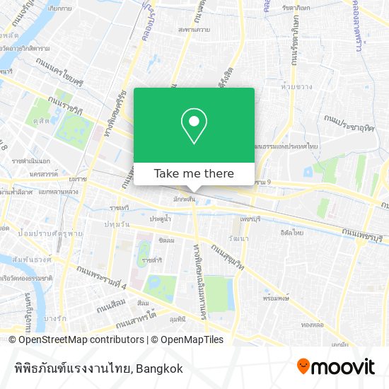 พิพิธภัณฑ์แรงงานไทย map