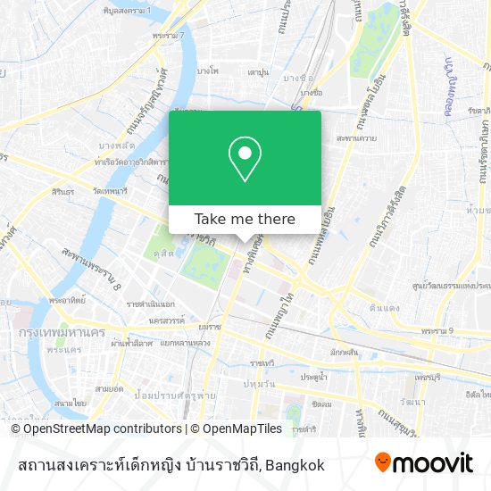 สถานสงเคราะห์เด็กหญิง บ้านราชวิถี map