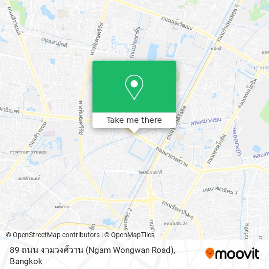 89 ถนน งามวงศ์วาน (Ngam Wongwan Road) map