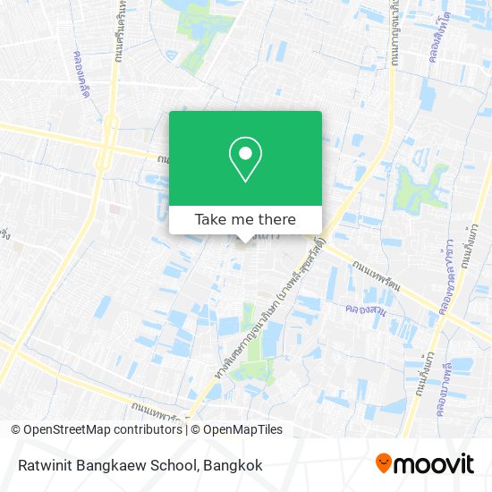 Ratwinit Bangkaew School map