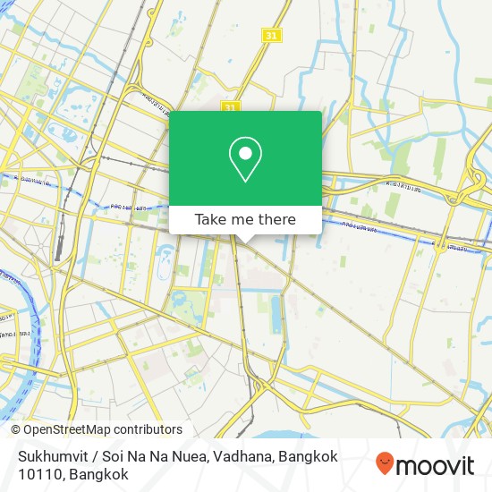 Sukhumvit / Soi Na Na Nuea, Vadhana, Bangkok 10110 map