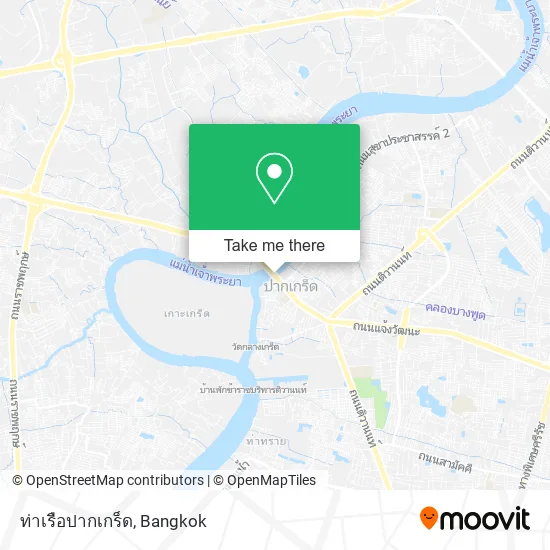 ท่าเรือปากเกร็ด map