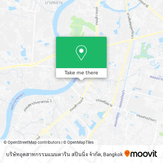 บริษัทอุตสาหกรรมแมนดาริน สปินนิ่ง จำกัด map