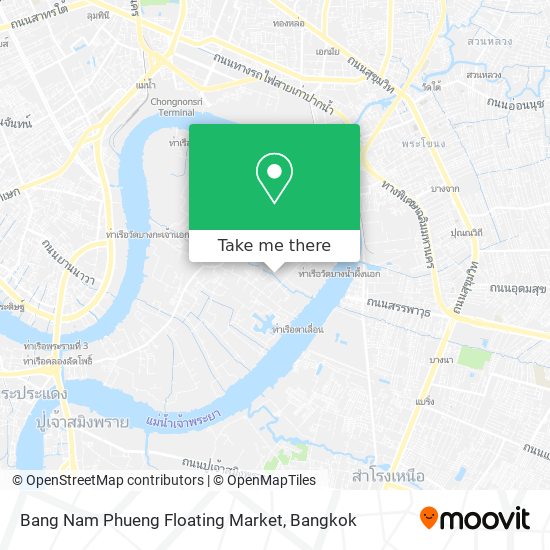 Bang Nam Phueng Floating Market map