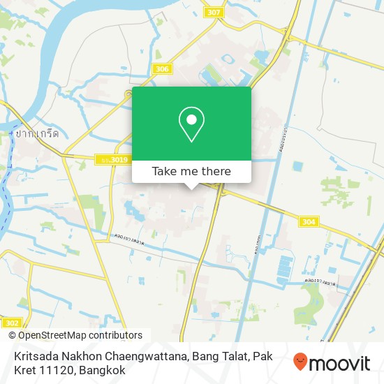 Kritsada Nakhon Chaengwattana, Bang Talat, Pak Kret 11120 map