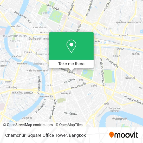 Chamchuri Square Office Tower map