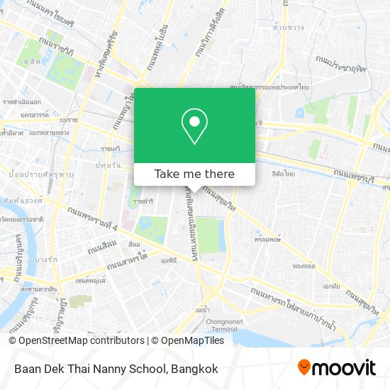 Baan Dek Thai Nanny School map
