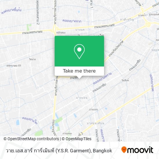 วาย.เอส.อาร์ การ์เม้นท์ (Y.S.R. Garment) map