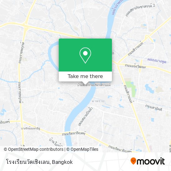 โรงเรียนวัดเชิงเลน map