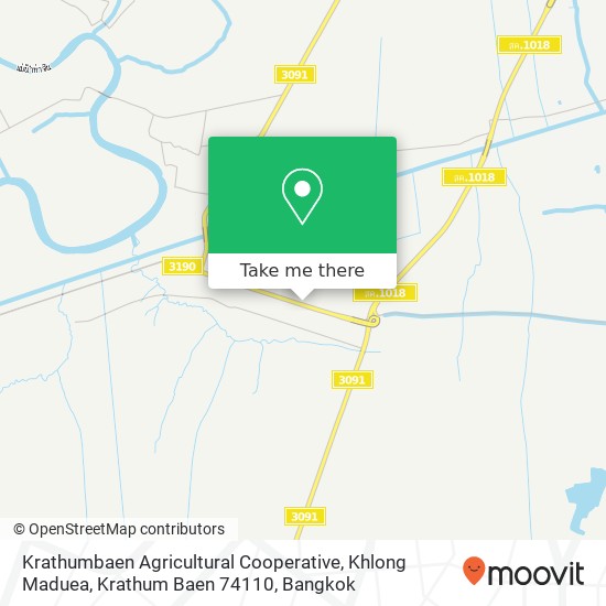 Krathumbaen Agricultural Cooperative, Khlong Maduea, Krathum Baen 74110 map