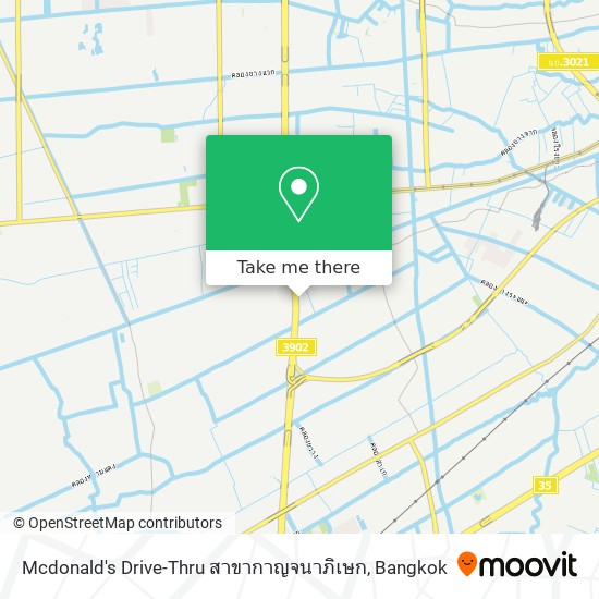 Mcdonald's Drive-Thru สาขากาญจนาภิเษก map