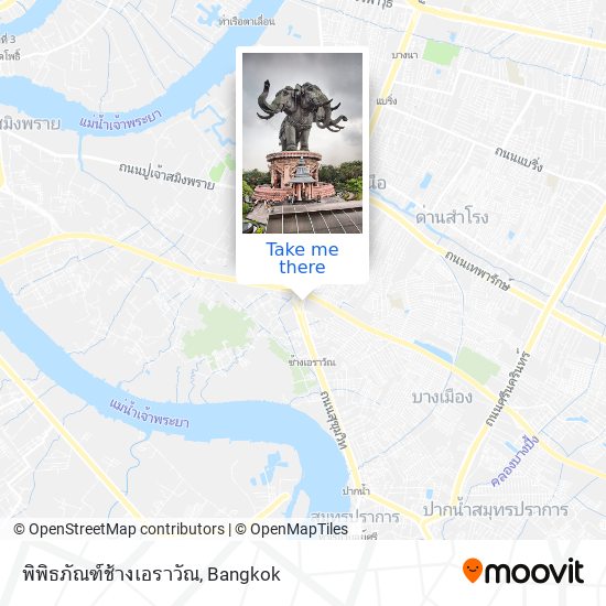 พิพิธภัณฑ์ช้างเอราวัณ map