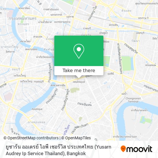 ยูซาร์น ออเดรย์ ไอพี เซอร์วิส ประเทศไทย (Yusarn Audrey Ip Service Thailand) map