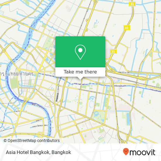 Asia Hotel Bangkok map