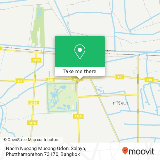 Naem Nueang Mueang Udon, Salaya, Phutthamonthon 73170 map