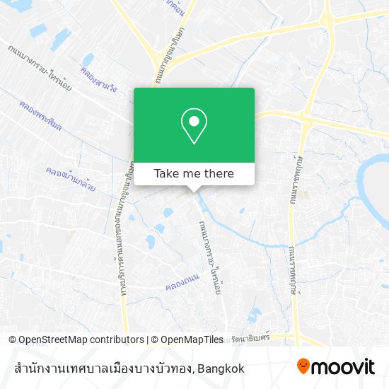 สำนักงานเทศบาลเมืองบางบัวทอง map