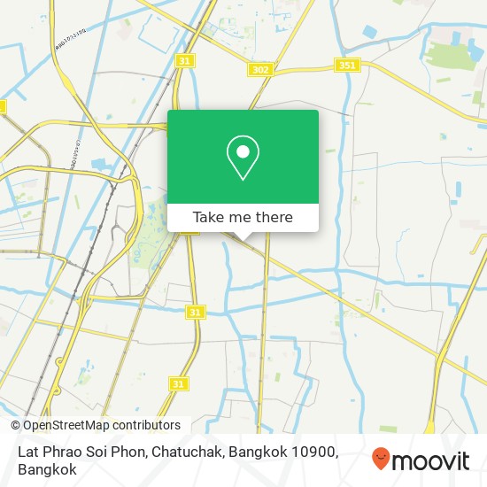 Lat Phrao Soi Phon, Chatuchak, Bangkok 10900 map