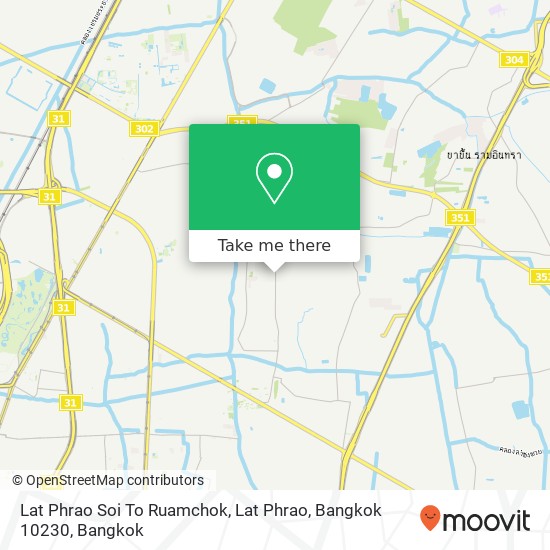 Lat Phrao Soi To Ruamchok, Lat Phrao, Bangkok 10230 map