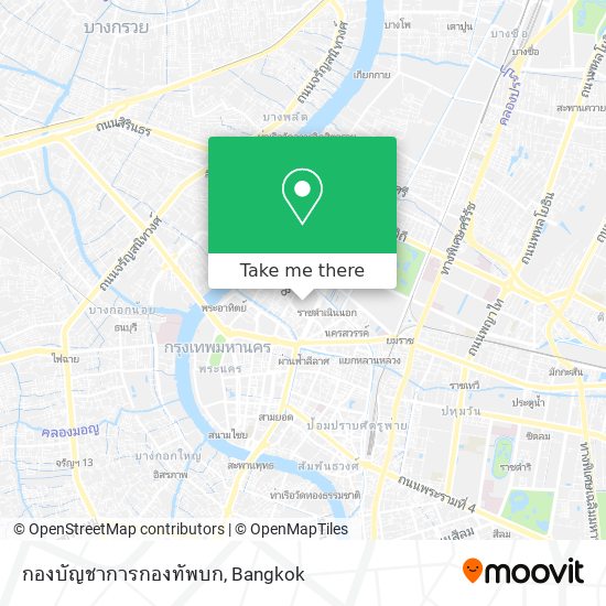 กองบัญชาการกองทัพบก map