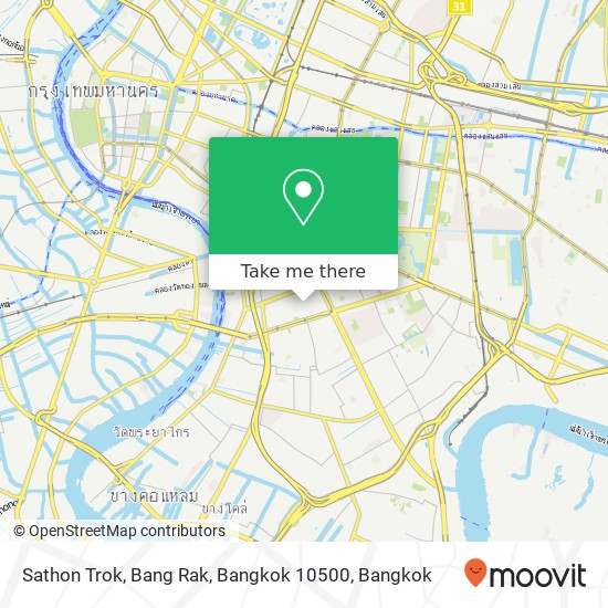 Sathon Trok, Bang Rak, Bangkok 10500 map