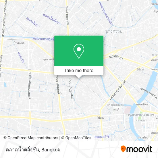 ตลาดน้ำตลิ่งชัน map