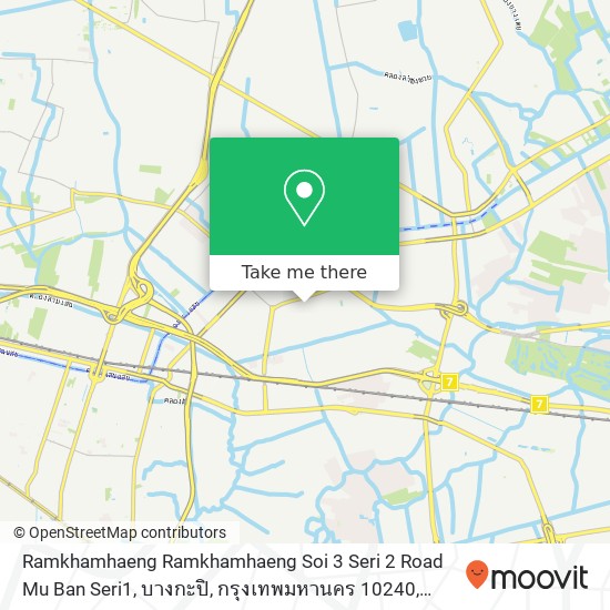 Ramkhamhaeng Ramkhamhaeng Soi 3 Seri 2 Road Mu Ban Seri1, บางกะปิ, กรุงเทพมหานคร 10240 map