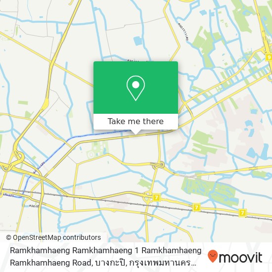 Ramkhamhaeng Ramkhamhaeng 1 Ramkhamhaeng Ramkhamhaeng Road, บางกะปิ, กรุงเทพมหานคร 10240 map