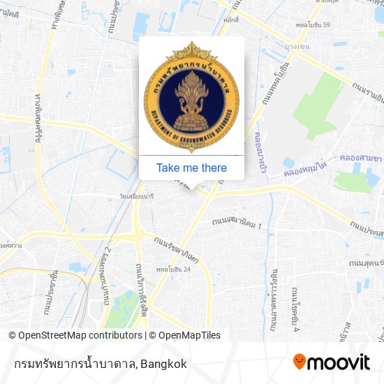 กรมทรัพยากรน้ำบาดาล map