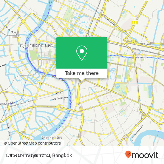 แขวงมหาพฤฒาราม map