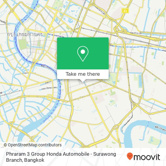 Phraram 3 Group Honda Automobile - Surawong Branch map