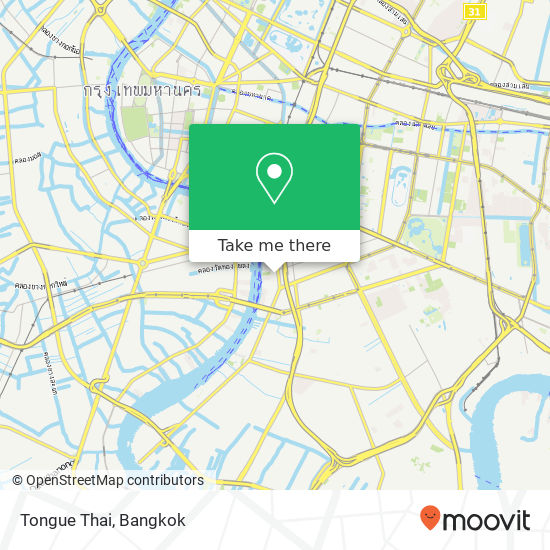 Tongue Thai map