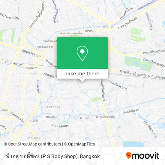 พี เอส บอดี้ช็อป (P S Body Shop) map