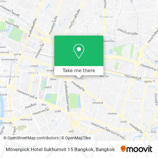 Mövenpick Hotel Sukhumvit 15 Bangkok map