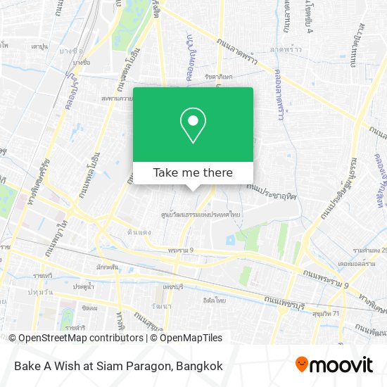 Bake A Wish at Siam Paragon map