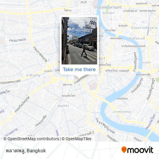 ตลาดพลู map