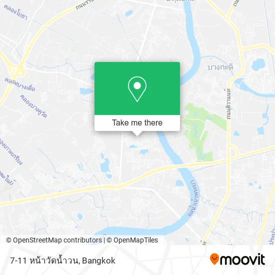 7-11 หน้าวัดน้ำวน map