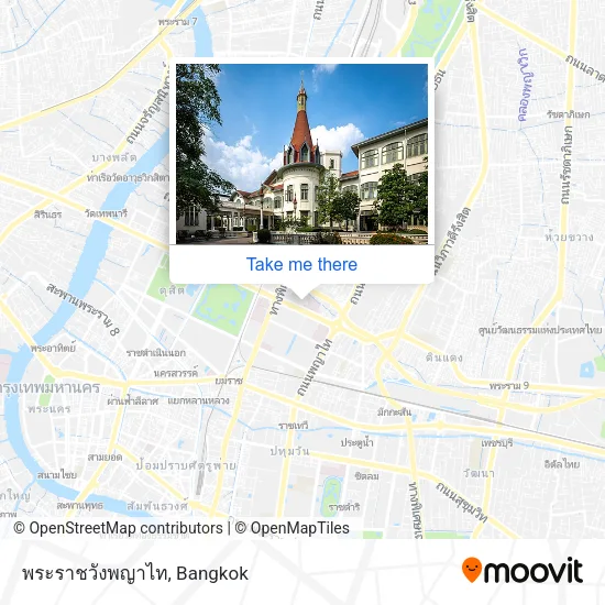 พระราชวังพญาไท map