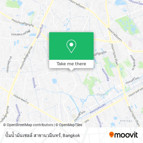 ปั๊มน้ำมันเชลล์ สาขานวมินทร์ map