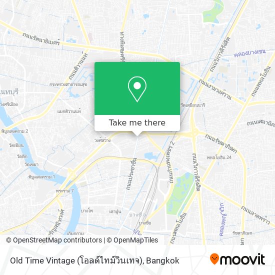 Old Time Vintage (โอลด์ไทม์วินเทจ) map