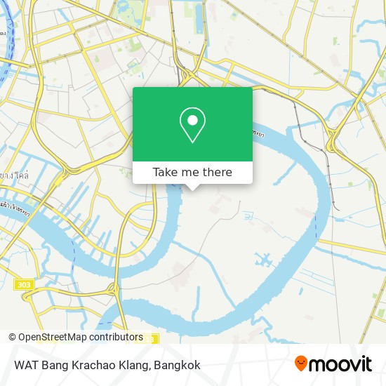 Wat Bang Krachao Klang map