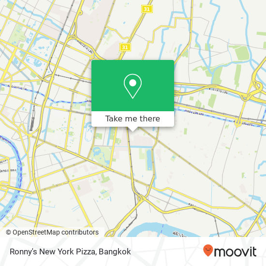 Ronny's New York Pizza map