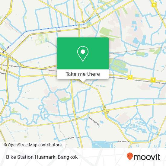 Bike Station Huamark map