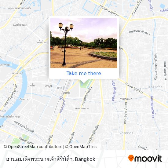 สวนสมเด็จพระนางเจ้าสิริกิติ์ฯ map